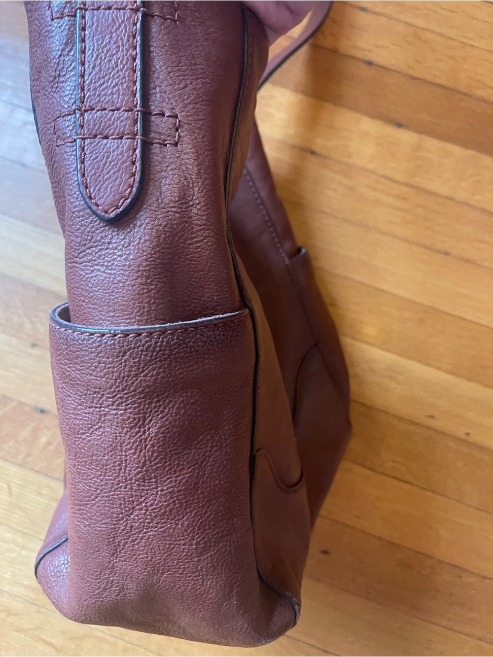Frye brown leather handbag - Picture 5 of 7